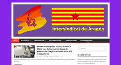 Desktop Screenshot of intersindicalaragon.org